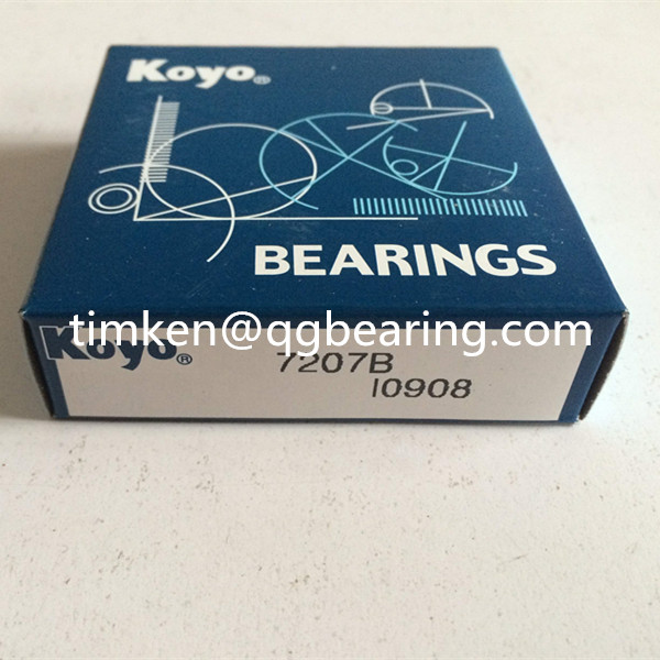 KOYO bearing 7207 angular contact ball bearing