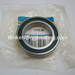 double shielded bearing 61906 thin section ball bearing