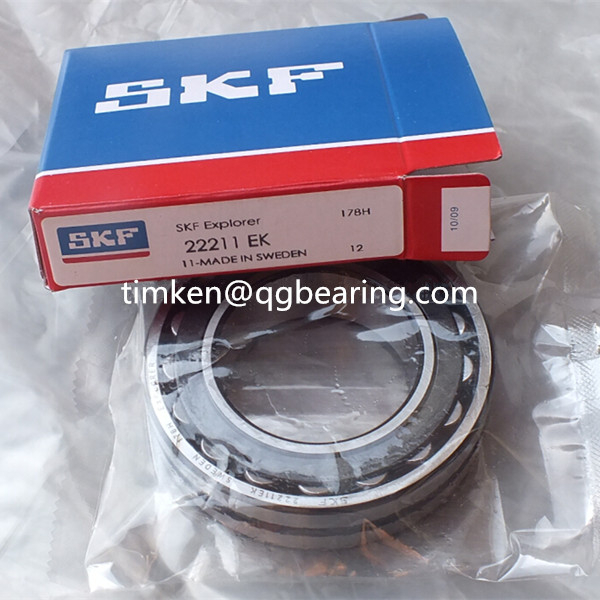 SKF spherical roller bearing 22211EK 
