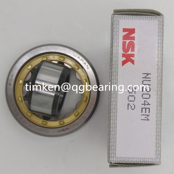 NSK bearing NU204 cylindrical roller bearing