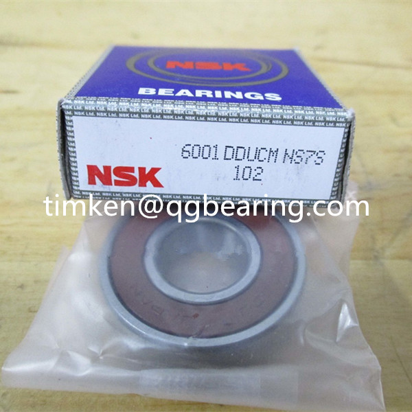 NSK motor bearing 6001DDU ball bearing