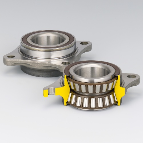 double row tapered roller bearing with flange