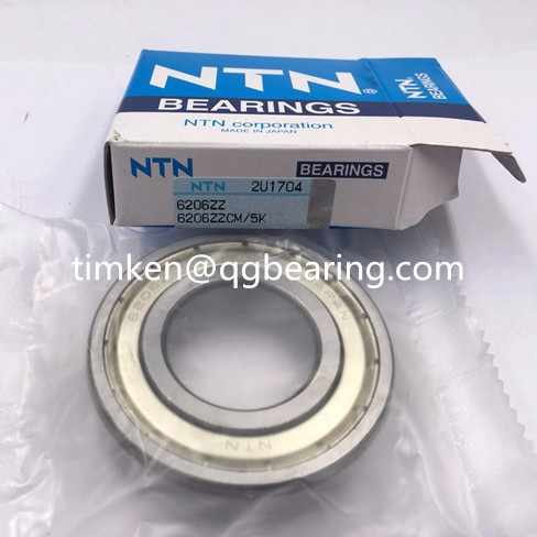 NTN-SNR bearing 6206ZZ deep groove ball bearing