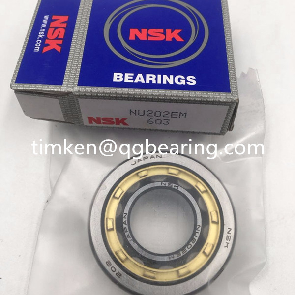 NSK bearing NU202 cylindrical roller bearing
