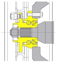 NSK wheel hub units, HUB III