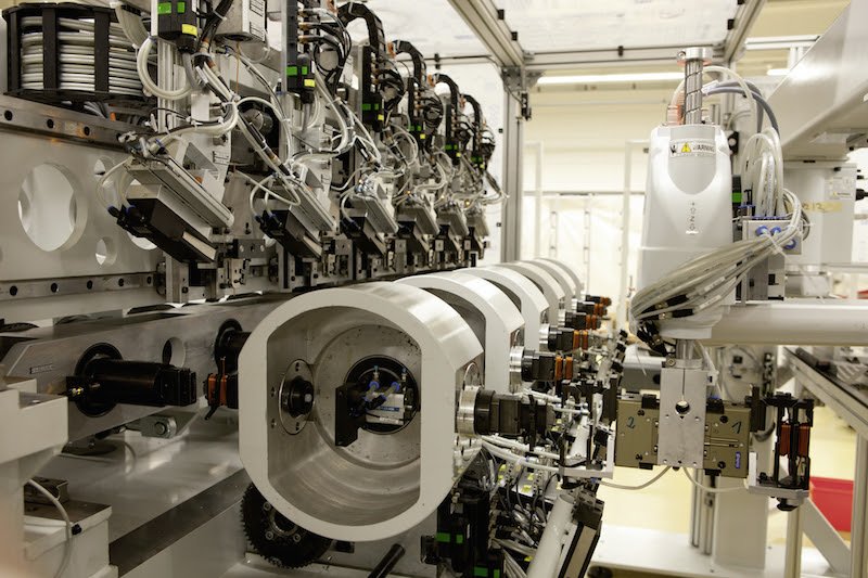 6-spindle winding machine for high-volume production – for quantities of up to one million pieces